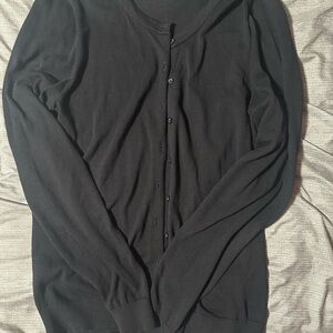 Tommy Hilfiger Men's Black Cardigan Sweater